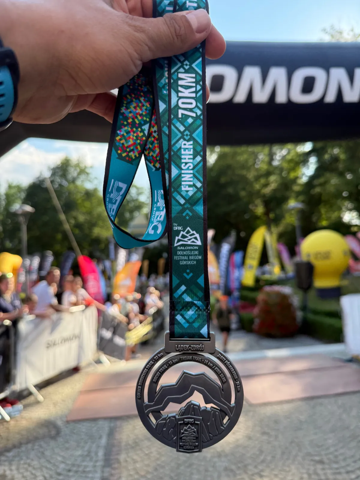 Medal finishera Ultra Trail 70 km