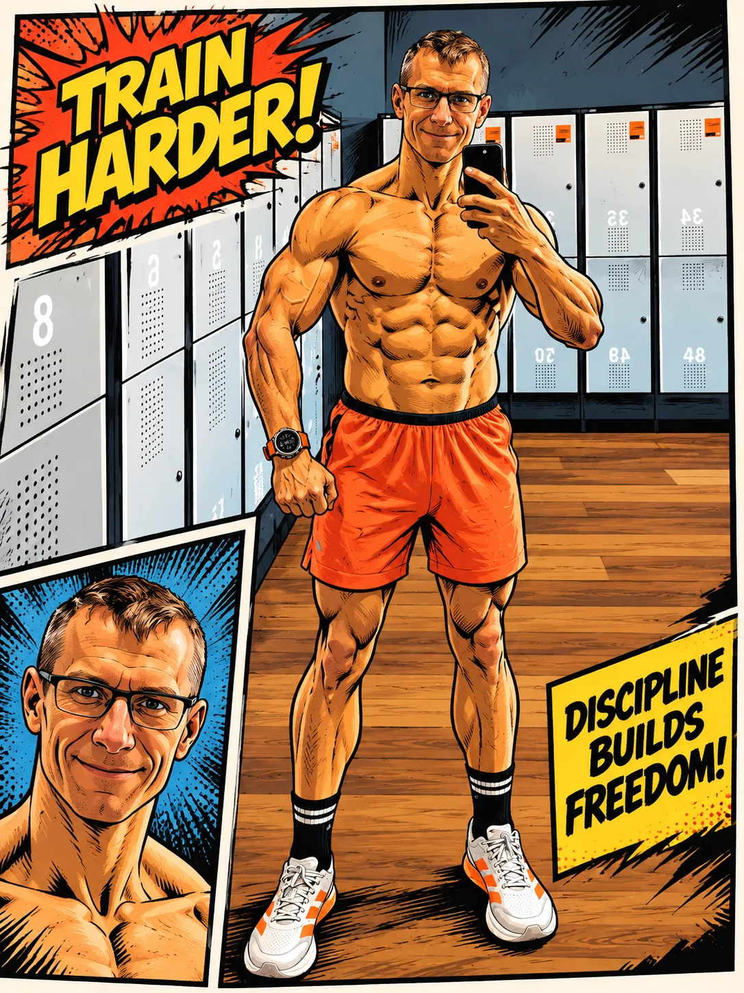 Train harder! Discipline builds freedom!